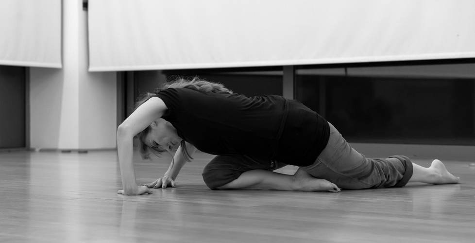 on the floor